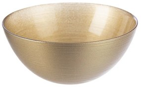 Orion Golden üvegtál, átmérő 21 cm, 21 cm átmérőjű
