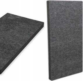 Akusztikus hangszigetelő panelek fekete dekoratív reverb visszhangcsökkentés 5cm