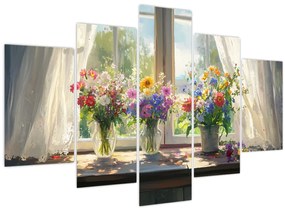 Kép - Csokor az ablaknál (150x105 cm)
