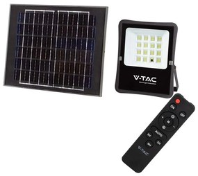 V-Tac LED Kültéri napelemes reflektor LED/20W/3,2V 6400K IP65 VT1214