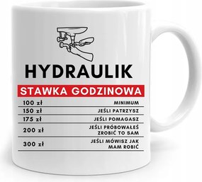 Bögre Ajándék Vízvezeték Szerelőnek Óradíj Nyomtatott Fényképpel