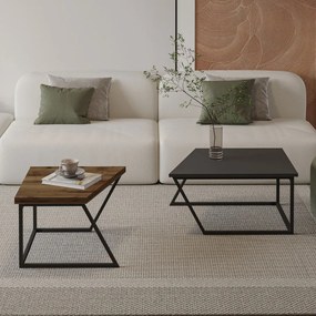 Verona P0024623 - Anthracite, Rustic Walnut