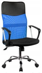 Forgó irodai szék, Nemo, hálós szövet, 61x107.5x50 cm, kék