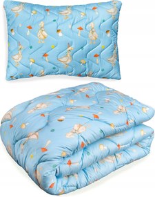 Párna Szett 70x80 És Paplan 140x200 Gyerekeknek Kacsa Antiallergén