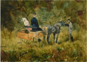 Kép - Henri de Toulouse-Lautrec, The Trap, reprodukciók (70x50 cm)