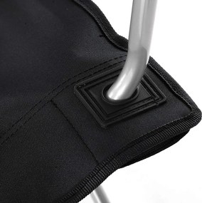 ROVER kempingszékek, 2 db-os szett, fekete SongmicsHome