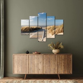 Kép - Homokos strand Langeoog szigetén, Németországban (150x105 cm)