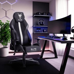 Gamer/Irodai Forgószék Fekete/Fehér Színben. NEXON