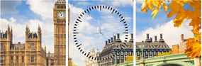 Kép - Big Ben, London (órával) (90x30 cm)