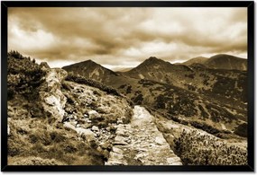 Poszterek keretben 60x40 Tátra Lengyel hegyek Kilátás