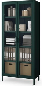 ANGELO vitrin, 800 x 1850 x 450 mm, Modern: palackzöld