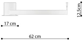 Thoro TH.222 - LED mennyezeti lámpatest RIO LED/21W/230V CRI98 3000K átm. 55 cm arany