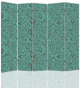 Gario Paraván Szépség türkizben Méret: 180 x 170 cm, Kivitelezés: Klasszikus paraván