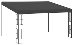antracitszürke falra szerelhető szövetpavilon 3 x 4 m