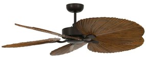 Lucci air Lucci Air 21065549 - Mennyezeti ventilátor BALI átm. 132 cm barna + távirányítás FAN00296