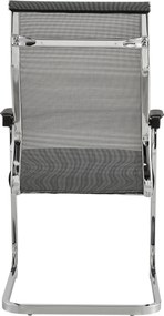 Konferencia szék, szürke/fekete, RIMALA NEW