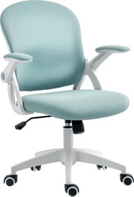 Vinsetto Ergonomikus Irodai Szék Háló Háttámlával és Párnázott Üléssel, Magasság Állítható, 65.5x61.5x88-97.5cm, Kék | Aosom