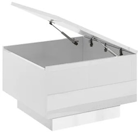 Dohányzóasztal Nasonat 60 x 60 (fehér márvány) (tárolóhellyel). 1103740