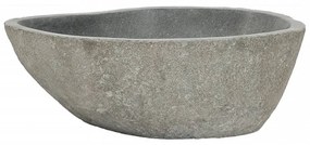 Ovális folyami kő mosdókagyló 38-45 cm