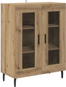 vidaXL Széf Artisan tölgy 69,5 x 34 x 90 cm Faanyag