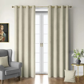 Bársony Függöny Velúr 140X280 Bézs