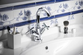 Sapho Sapho, AXIA három elemes mosdócsaptelep kifolyó nélkül, króm, 502/S