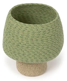 Zöld textil játéktároló kosár ø 25x36 cm Big Tree – Lorena Canals