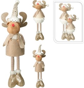 Karácsonyi álló rénszarvas Fred, teleszkóposlábak, 49 cm