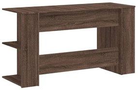 vidaXL barna tölgyszínű szerelt fa íróasztal 140 x 50 x 75 cm
