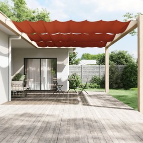 Terrakotta oxford-szövet függőleges napellenző 250x420 cm