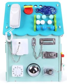 2Kids Toys - Activity deszka ház kék