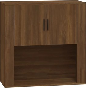 vidaXL barna tölgyszínű szerelt fa faliszekrény 80x33x80cm