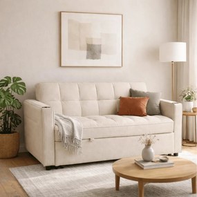 Kihúzható fotel ASTER 2 vendégággyá alakítható, szürke