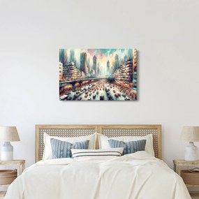 Kép - Városi élet (90x60 cm)
