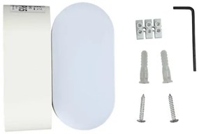 LED Kültéri flexibilis fali lámpa LED/5W/230V 3000K IP65 fehér