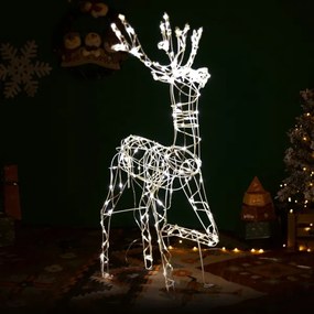 Aigostar - LED kültéri karácsonyi dekoráció LED/3,6W/31/230V 2700K 105 cm IP44 rénszarvas
