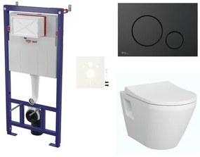 Fali WC szett SAT előtétfalas szereléshez + VitrA Integra WC SIKOSSINTRE68K