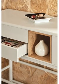 Krémszínű konzolasztal 35x120 cm Corvo – Teulat