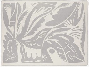 Világosszürke takaró 165x200 cm Lino – noo.ma