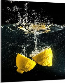 Üveg Vágódeszka 40x52 Citrom a Konyhába