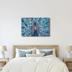 Egy festett páva képe (90x60 cm)