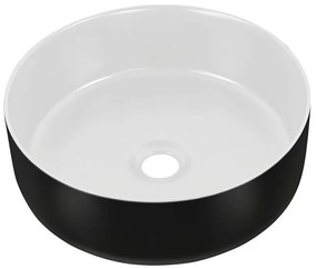COMAD UM-6259 SIMPLE 8. - SIMPLE mosdó 36 cm, fehér/fekete, pultba szerelhető