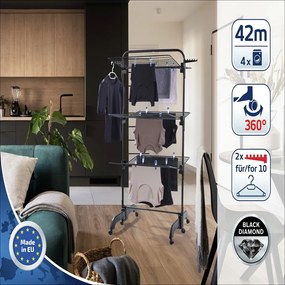 Leifheit Comfort Tower 420 BLACK ruhaszárító 81691