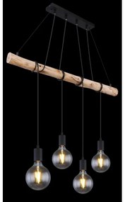 Globo 15439-4 - Csillár zsinóron AUSTON 4xE27/60W/230V