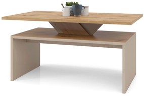 Mazzoni SISI Artisan Tölgy / Bézs (Pezsgő) - MODERN DOHÁNYZÓASZTAL