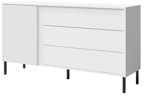 Komód Munkki 3 (fehér + fekete). 1087326