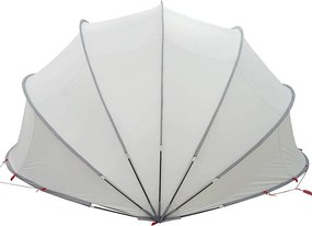 Medence kupola Szürke és narancs 430 x 430 x 210 cm