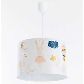 Gyerek csillár zsinóron SWEET DREAMS 1xE27/60W/230V átm. 30 cm