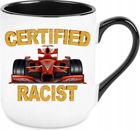 Certified Racist Bögre vicces Ajándék Karácsonyra Születésnapra 330ml+CSOMAG