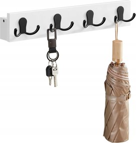 Akasztós fogas fa Songmics fehér